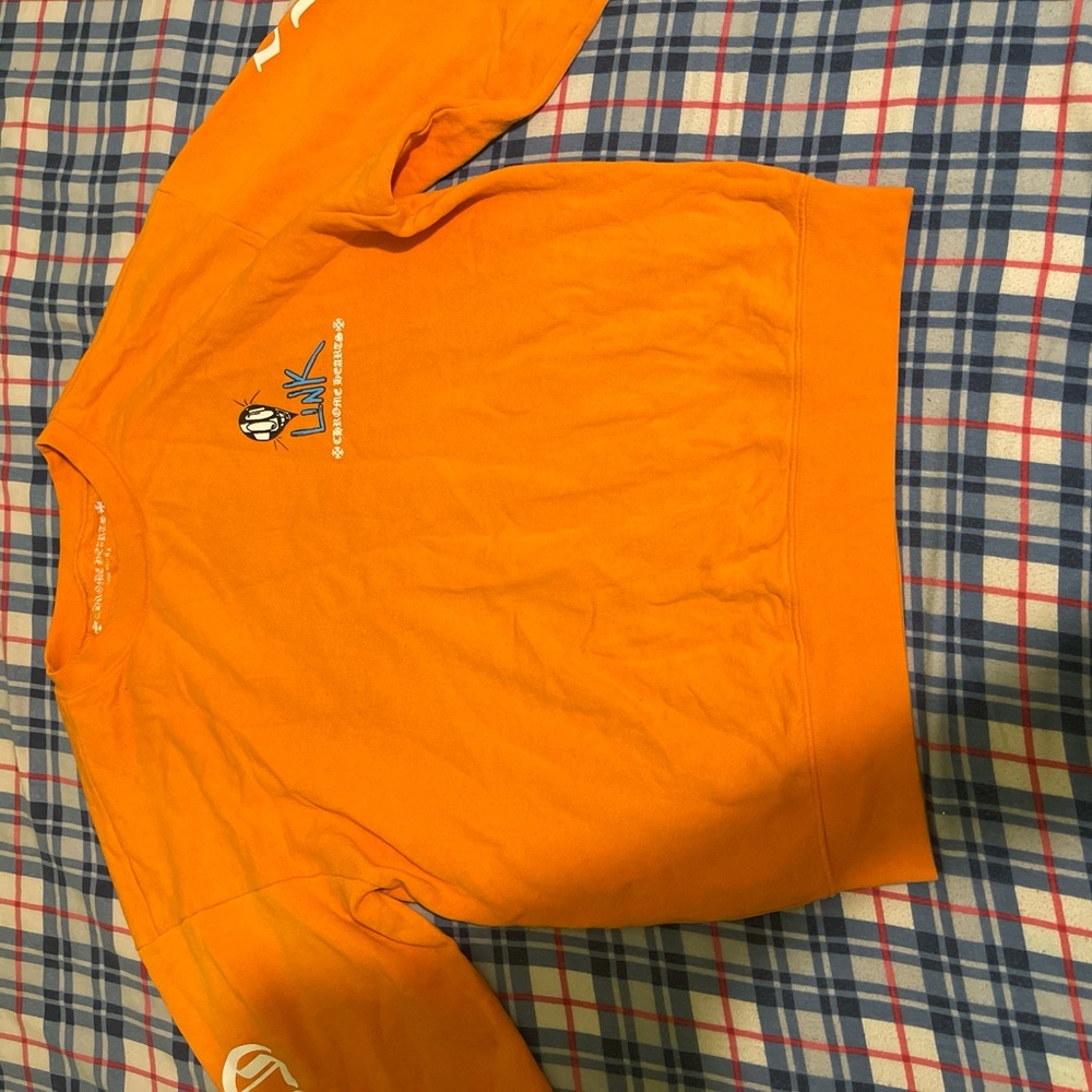Chrome Hearts x Matty Boy Link & Build Crewneck 'Orange' Medium